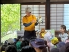 川口市の見沼自然教室での一コマ。ボルネオ島のオラウータンのお話…。人間とDNAが97％同じだそうです「森の人　「オラウータン（orang hutan）」」