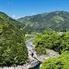 本日の寝覚の床　ねざめ亭展望台より【浦島太郎伝説　渓谷】