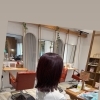 ピンクブラウン×切りっぱなしスタイル　宝塚 美容室