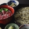 【20周年のアスパラ横丁】旬の新発田産アスパラと新発田牛ローストビーフを、手打ち蕎麦と共に。
