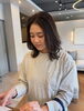 あなただけの空間で美しく「表面に柔らかい動きをプラスした、ナチュラルボブスタイル」