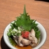 千葉駅近の海鮮居酒屋でぷりぷりナマコポン酢♪日本酒のおともにどうぞ