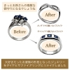 祖母から孫へ、受け継ぐ輝きジュエリーリメイク「お婆様の形見となったサファイアリングを、サファイアとメレダイヤを、それぞれのリングにリメイクしました✨」