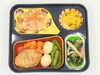 今治の高齢者向け宅配弁当。昼食はごぼう入り鶏団子煮。「5/12(火)の昼食は「ごぼう入り鶏団子煮」」