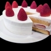前にお出ししたいちごのショートケーキ