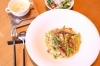 アスパラとベーコンのカルボナーラ「✨🍝パスタランチ新メニューのお知らせ🍝✨」