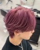 「カット×ダブルカラー×フェザーパーマでつくるAno.のフルコーススタイル」