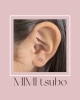 ワンポイントで耳元に煌めきを「♢-maju-♢まるでピアス？？耳ツボジュエリー👂💎【足立区 西新井 肌質改善フェイシャルエステ】」