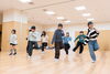キッズダンスの練習風景「6月14日「やさしいマルシェ」出演に向けて小学生クラス練習中！」