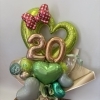静岡市でミセスグリーンアップル推し20歳誕生日🎂ビッグパフェバルーンギフト【風船工房未来】