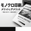 モノクロで印刷コストは下がるのか？ポテトチップス包装でも話題！のモノクロ印刷も精文堂印刷にお任せください！
