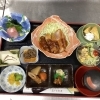 味噌カツと手作り小鉢・茶碗蒸しの本日の和定食ランチ