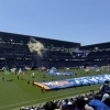 休日のサッカー観戦
