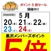 黒沢薬局本店　限定企画　ポイント5倍セール開催！