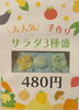 「大人気！手作りサラダ3点盛」