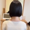 清潔感あふれるミニボブ「ドライヤー＋ひと手間アイロンでつくる、まとまる艶ボブ」