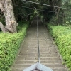 ダイエット速歩❣️粟島神社の階段を3往復しました