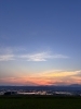 夕映えが映り込む水田「恋人坂のマジックアワー　水鏡に映る夕焼けのパノラマ」