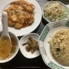 本日の日替わりランチは白身魚の甘酢あんかけ定食です