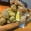 活ムールと野菜♪香り豊かなフリットできました！