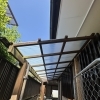 波板屋根の張り替え・下地木部の補修事例｜テラスまわりを安全・快適に