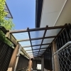 波板屋根の張り替え・下地木部の補修事例｜テラスまわりを安全・快適に