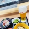 【6月の月〜木限定】生ビール＋お刺身＋小鉢の“せんべろセット”1000円