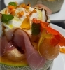 「aコーススペシャル🍝 熊本産赤肉メロン　ブラータ　マンチーニ社カッペリーニ」