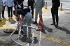 「『耐震性貯水槽および仮設給水栓による応急給水訓練（浦安市）』」
