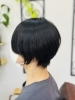 乾かすだけで決まる似合わせショート「丸みショートボブで、暗髪でも軽やかな大人スタイルに」
