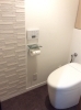 ホテルトイレのようなオシャレな印象。清潔感ある癒しの空間になっています。「施工事例(トイレ）リニューアルをご紹介。ホテル風トイレ空間をご覧下さい！」