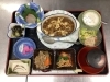 「焼きカレーチーズとお刺身付き本日の和定食ランチ」