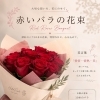 赤いバラの花束で想いを伝えませんか