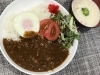 「本日のAランチは　キーマカレー&野菜クリームスープ」