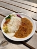 「本日の副菜ラインナップとカレーのご紹介」