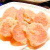 紅天に出会えて作る餃子！ずっと企んでました！「大阪で出会った紅天を、塩で食べる紅生姜餃子に仕込み中です」