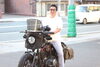 男性ライダーとお洒落なハーレー「【メガネ】Ray-Ban RB4461Dで度付きサングラスをお作りいただきました」