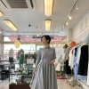 一枚で涼しくきれいに　洗えるお出かけワンピース【デルッソ】