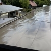 杉の樹液で汚れた屋根を丸一日かけて徹底洗浄｜雪国仕様塗装と雨樋補修もセットで施工