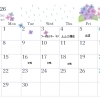 6月の出店スケジュール＆紫陽花クレープのお知らせ