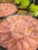 「特選たんと自家栽培サンチュでさっぱりタン巻き焼肉」