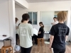 真剣に学び中「骨格を整える技術の練習とお肌ケアの勉強会の日でした♪」