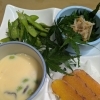あかりの四種類プレートで少しずつおつまみを