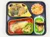 今治の高齢者向け宅配弁当。昼食は白身魚の磯辺焼き。「6/2(火)の昼食は「白身魚の磯辺焼き」」