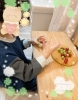 「プレピアノコースの🧸君♪ 左手の指遊びでぐんぐん成長中です🌈」