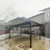 ブラックで統一した、スタイリッシュな外構に！