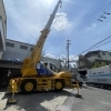 キュービクル揚重作業in交野市