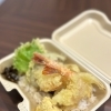 お昼の新メニュー【天ぷらBOX】です🍤