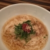冷たいぶっかけ梅しそそうめんで、さっぱり一杯いかがですか