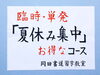 「臨時・単発「夏休み集中コース」のご案内　【船橋/東船橋　岡田書道習字教室】」